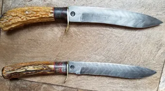 Stock Removal, Full Tang, Drop Point Knife