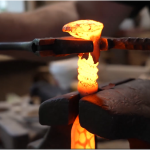 Forging a Railroad Spike