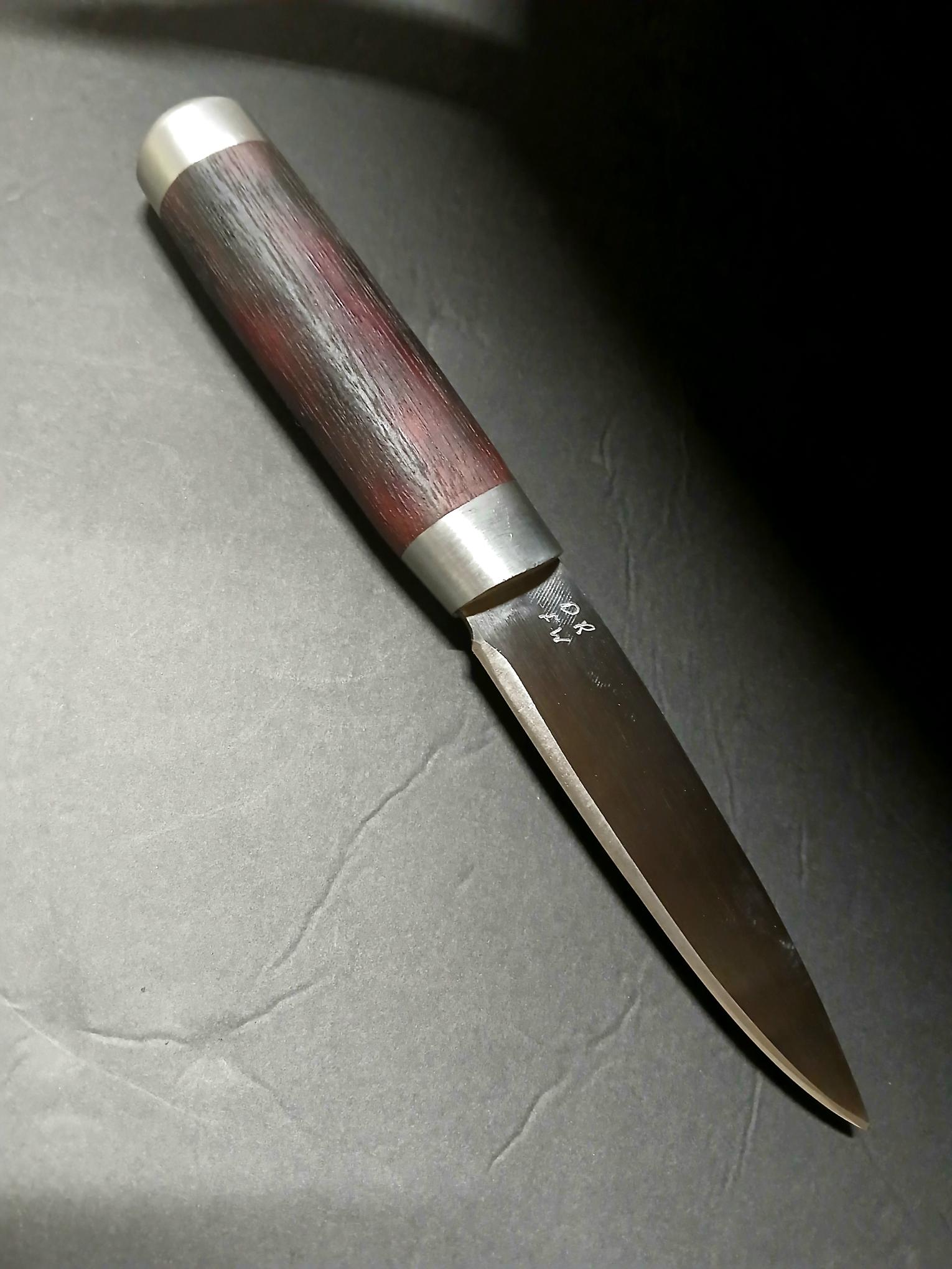 Poured pewter fittings knife